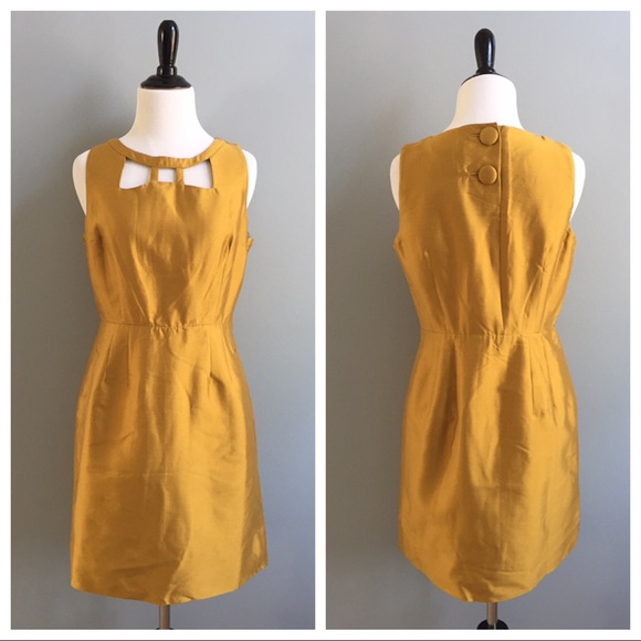 Anthropologie Dresses & Skirts - Anthropologie Maeve gold dress